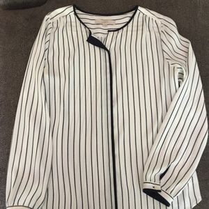 Striped tunic top